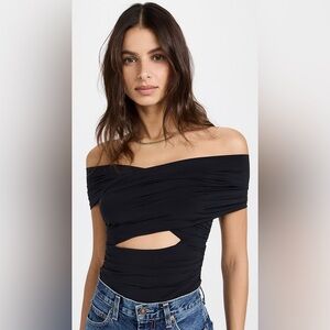 Fleur du Mal Cross Jersey Bodysuit - Size XS